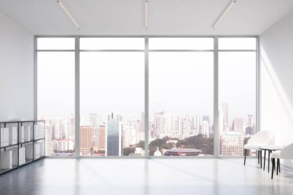 Панорамные окна в офисные здания Framex